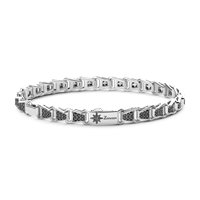 Bracciale Zancan Uomo Cosmopolitan Luxury in Argento Zirconia ESB214 - ESB214